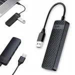 USB jagaja ORICO FL02, 4x USB-A 2.0, 480 Mbps