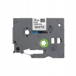 Isekleepuv lint Brother TZe-231, valge musta tekstiga, 12 mm