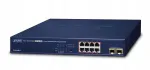 V&otilde;rgul&uuml;liti PLANET, 8 PoE (10/100/1000T) ja 2 SFP (100/1000X) porti