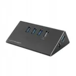 USB jagaja LC-Power LC-HUB-ALU-2B-4, 3x USB 3.0, laadimisfunktsiooniga