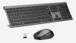 IC-DK03 traadita klaviatuur ja hiir, QWERTY, USB, Bluetooth, 2.4G KOMBO