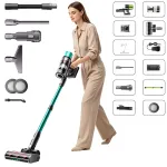 Juhtmevaba vertikaalne tolmuimeja Smart Ai V5 PRO 2in1 70 min LED harjadeta mootoriga