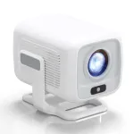 Mini projektor XYZ Pro 4K UHD WiFi 6 automaatse fookusega, &uuml;hilduv iOS, Android, PS5, Xbox