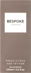 Parf&uuml;&uuml;mvesi Bespoke London Fresh Citrus & Vetiver 100 ml