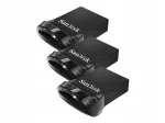 USB-m&auml;lupulk SanDisk ULTRA FIT 32GB, USB 3.1, 130MB/s, must, 3 tk