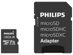 Philips 128GB Class 10 UHS-I U1 MicroSDXC m&auml;lukaart adapteriga
