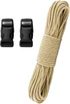 Paracord MIL SPEC Type III, 7 keerdudega, 30 m, kuldne