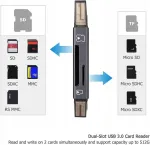 SD USB 3.0 SDXC SDHC Micro SD TF OTG kaardilugeja s&uuml;learvutile