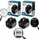 Varuakutoite 18V 5Ah liitiumioonaku BL1830B, BL1840B, BL1850B LEDiga