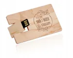 Puidust graveeritud 16 GB USB m&auml;lupulk, kaardi kujuline