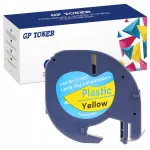 DYMO LetraTag plastikust sildilint, kollane, 12 mm x 4 m, 59423