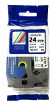 Brother TZ-251 / TZe-251 lint, 24 mm, valge musta tekstiga