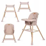 Puidust laste tool Kidwell EATAN WOOD 4-in-1, roosa