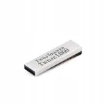 Metallist USB m&auml;lupulk, 4 GB, USB 2.0, logograveeringuga
