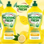 MORNING FRESH sidrunil&otilde;hnaline n&otilde;udepesuvahend, 2 x 900 ml