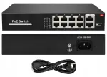 POE l&uuml;liti 8xPOE, 2xUplink, 10&ndash;100 Mbps, 100W HiPoE AI