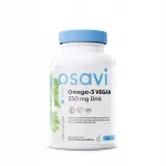 Toidulisand OSAVI Omega-3 Vegan 250mg DHA, 120 kapslit