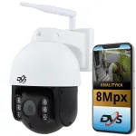 V&auml;liskaabel traadita WiFi IP-kaamera, 8 MP, 4K, p&ouml;&ouml;ratava funktsiooniga