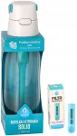 Veepudel filtriga Solid Turquoise 0,7 l ja 2 lisafiltrit