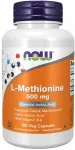 Toidulisand NOW Foods L-Metsioniin 500mg koos B6 vitamiiniga, 100 kapslit