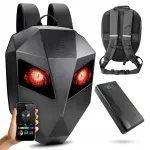 Mootorratturi LED-seljakott, veekindel, Powerbanki ja Bluetoothiga