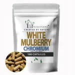 Toidulisand Mulberry White + Kroom, 100 kapslit