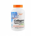 Toidulisand DOCTOR'S BEST Collagen T&uuml;&uuml;bid I & III, 240 kapslit