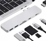 USB-C adapter, 2x USB-A, 2x USB-C, SD, microSD, HDMI, 7-&uuml;hes