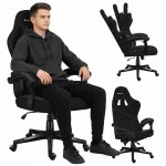 M&auml;ngutool HUZARO, must, p&ouml;&ouml;rlev, reguleeritav