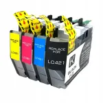 BROTHER LC421 XL tindikassetid, 4 tk, sobivad MFC-J1010DW, DCP-J1800DW, DCP-J1140DW, DCP-J1050DW