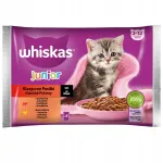 WHISKAS JUNIOR kassikonservid vasika- ja kanalihaga, 340 g