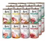 M&auml;rg koeratoit BRIT Pate&Meat mitme maitsega 24x400g gluteenivaba