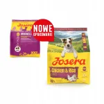 JOSERA Mini Adult kuivtoit v&auml;ikestele t&auml;iskasvanud koertele kana ja riisiga, 900 g