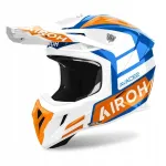 Motorratturi kiiver AIROH AVIATOR ACE 2 SAKE, oranž l&auml;ikiv, suurus M
