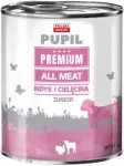 PUPIL JUNIOR konserveeritud koeratoit kalkuni- ja vasikaliha seguga, 800 g