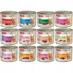 ANIMONDA CARNY ADULT m&auml;rg kassitoit, 12 erinevat maitset, 12 x 200 g
