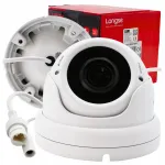 Kuppel-PoE IP-kaamera Longse LIRDCAFE500, 5 MP, 2.8&ndash;12 mm objektiiv, IR kuni 30 m, IP67
