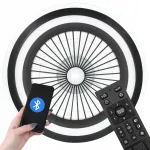 Lagi ventilaator LED lambiga, 52 cm, Bluetooth juhtimine