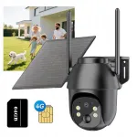 V&auml;lise p&auml;ikeseenergia kaamera SIM-kaardiga, 3G/4G LTE, 2K, 3MP, p&ouml;&ouml;ratav, SD pesa