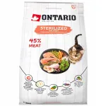 Steriliseeritud kasside kuivtoit ONTARIO L&otilde;he 2kg