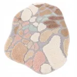 Beige Sidewalk Shaggy matt 50x80 cm, libisemiskindel, kohev, pehme, paks, 3D