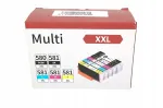 Canon XXL 580 581 tindikassetid printerile, 5 tk