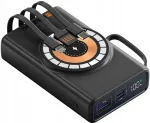 Magnetiline aku Hazaki MagSafe 20000mAh 22,5W integreeritud juhtmetega