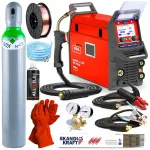 IDEAL EXPERT MIG 220 PFC Pulse Pro5 LCD poolautomaatne keevitusmasin MMA TIG, 200A