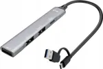 i-tec Metal USB jagaja, USB-C/USB-A, 1x USB 3.0, 3x USB 2.0