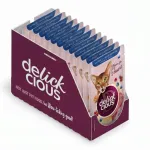 DELICKCIOUS kassitoit pardilihaga ja metsamarjadega kastmes, 12 x 80 g