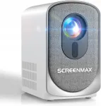 Mini WiFi Bluetooth video projektor 4K, 1080p LED, 150 tolli