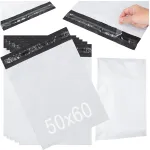 Kuller &uuml;mbrikud, fooliumist, suured, 500x600 mm, hallid, 50 tk.