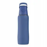 Dafi GLASS SiliconeFit veepudel filtriga 0,6 l tumesinine
