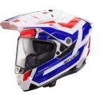 Caberg Tanami Ranger mootorratturi kiiver, valge/punane/sinine, suurus M